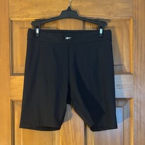 Reebok Black Ribbed Performance Bike Shorts